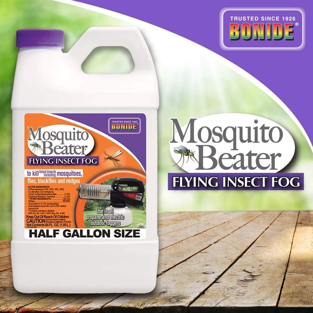 Bonide Mosquito Beater Flying Insect Fog, 32 oz Concentrate Kills Insects and Mosquitoes in Lawn and Garden