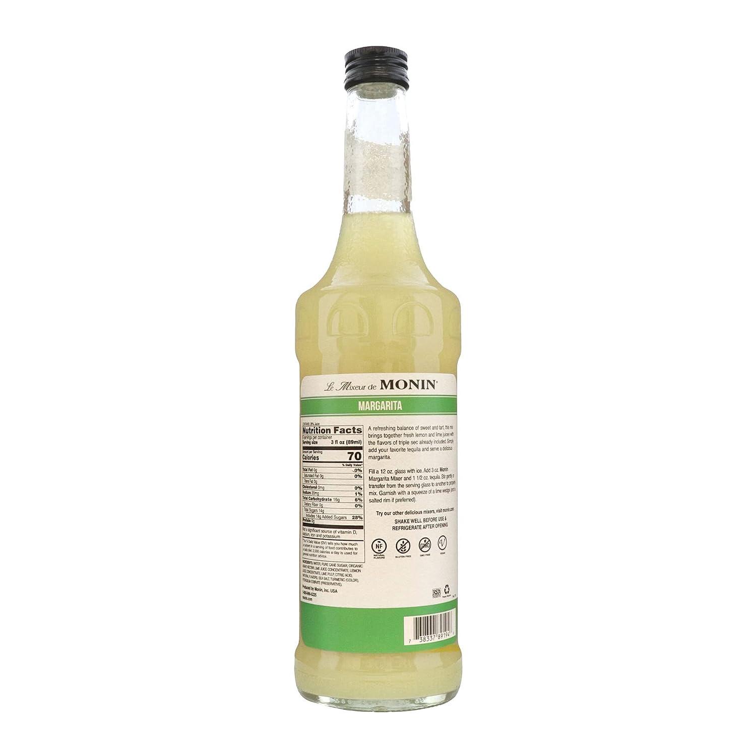 Monin - HomeCrafted Dragon Fruit Cosmo Cocktail Mix, Ready-to-Use Drink Mixer, Strawberry & Pear Blend, Made with Natural Flavors & Real Fruit Juice