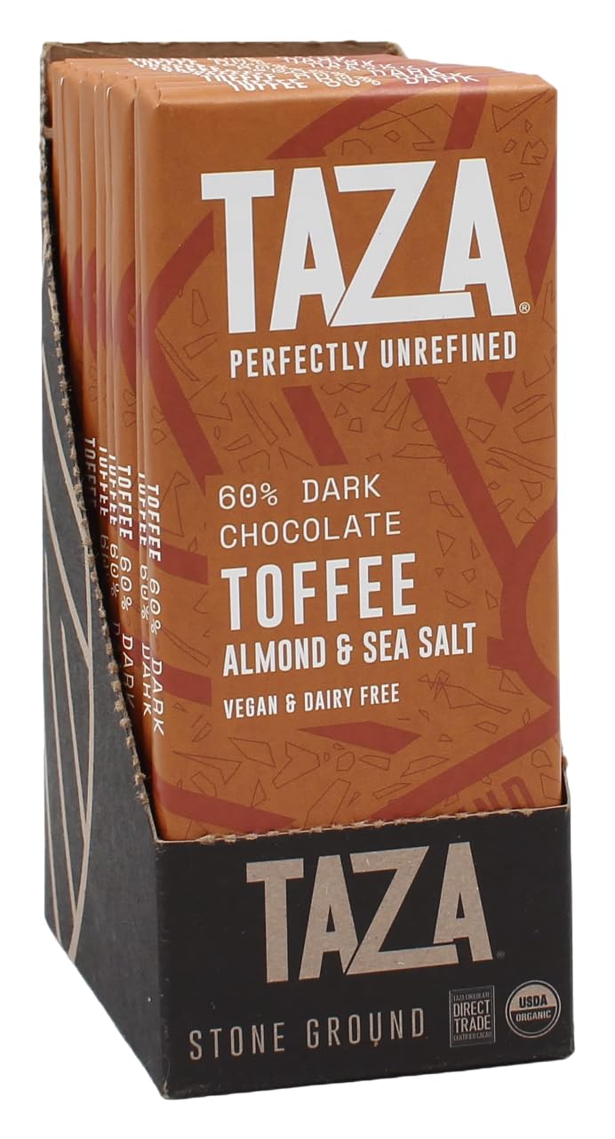 Taza Chocolate, 95% Wicked Dark Amaze Bar, 2.5 oz bars, case of 10