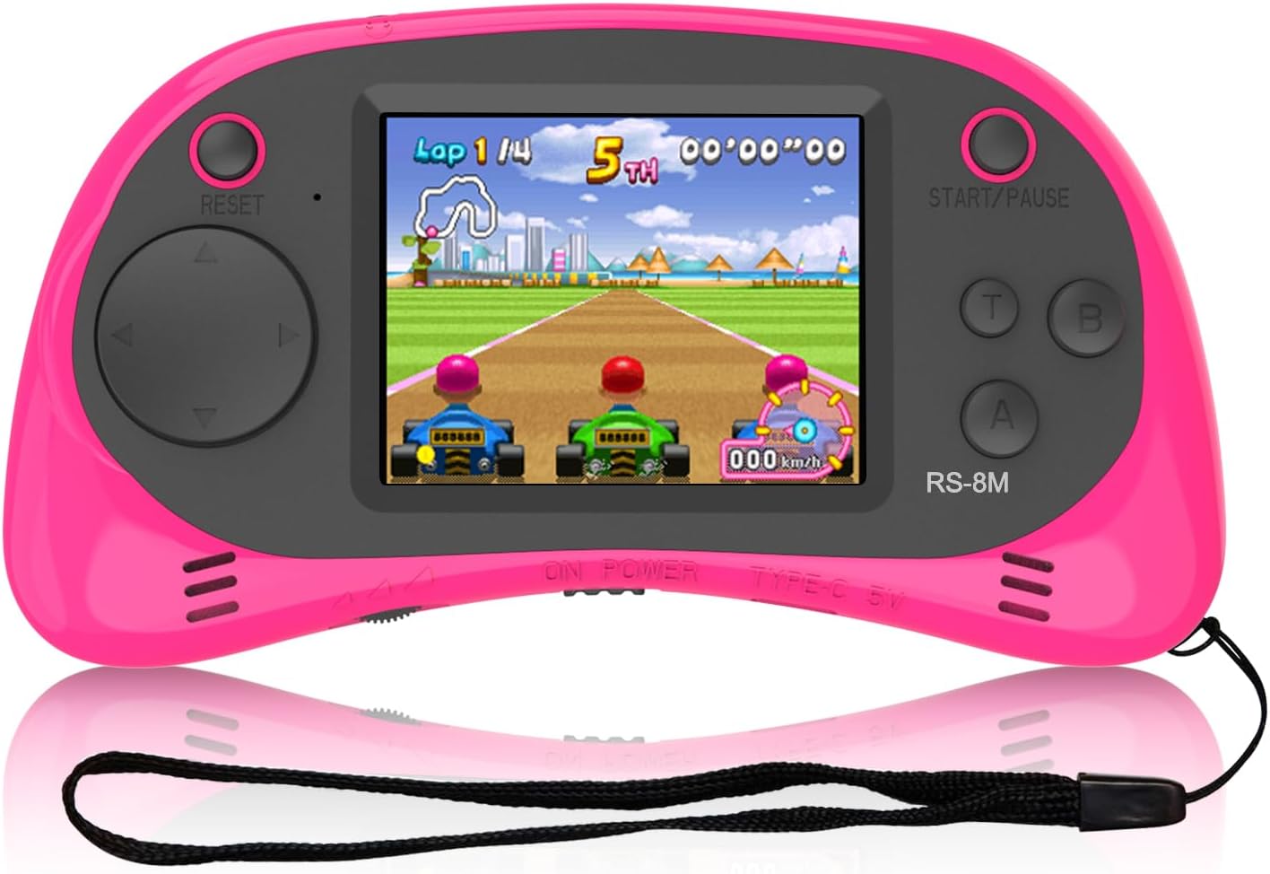 Kids Handheld Portable Video Game Player with 200 Games - 16 Bit 2.5 Inch Screen Mini Retro Electronic Machine for Boys Girls