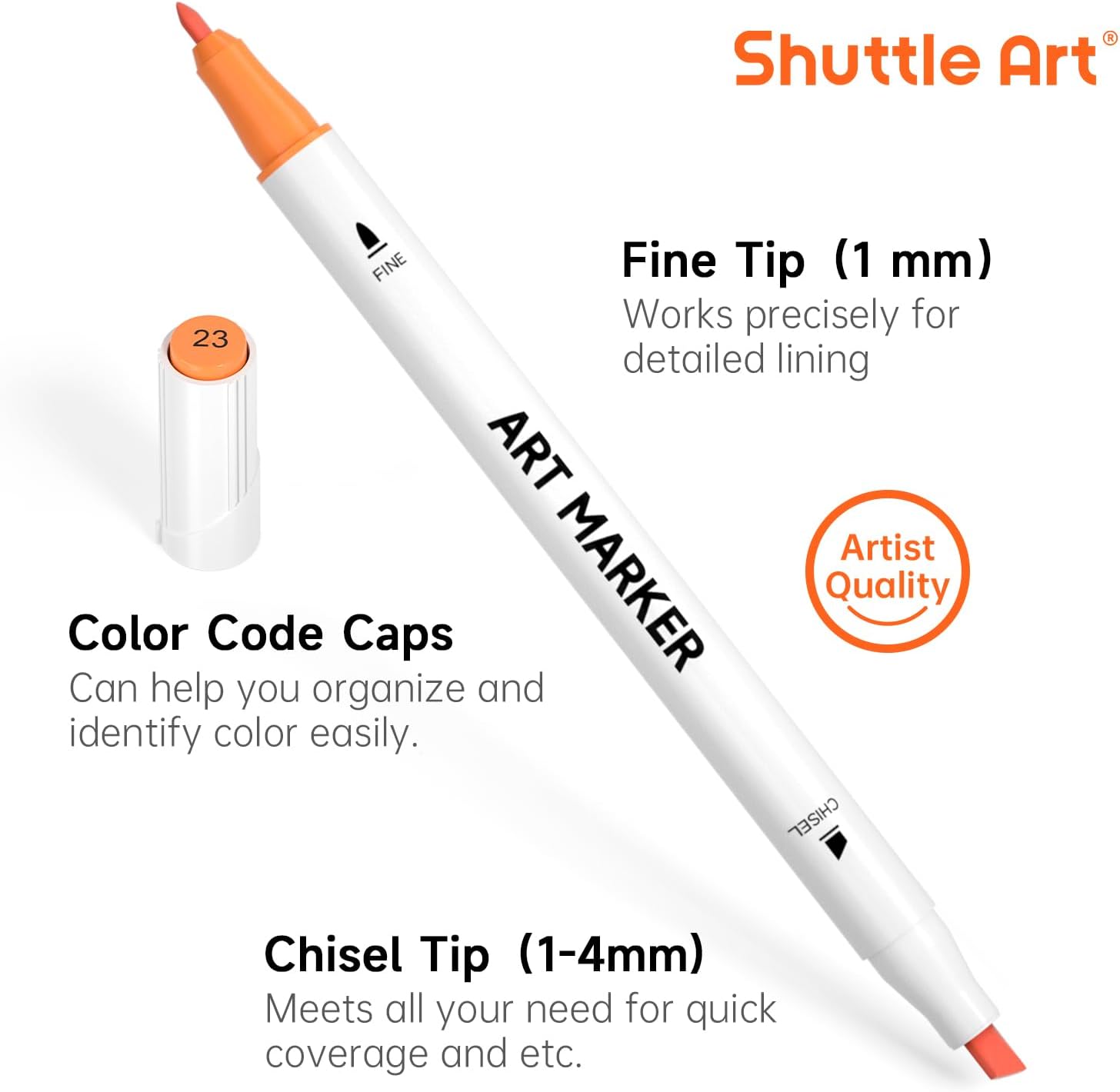 Shuttle Art 101 Colors Alcohol Markers