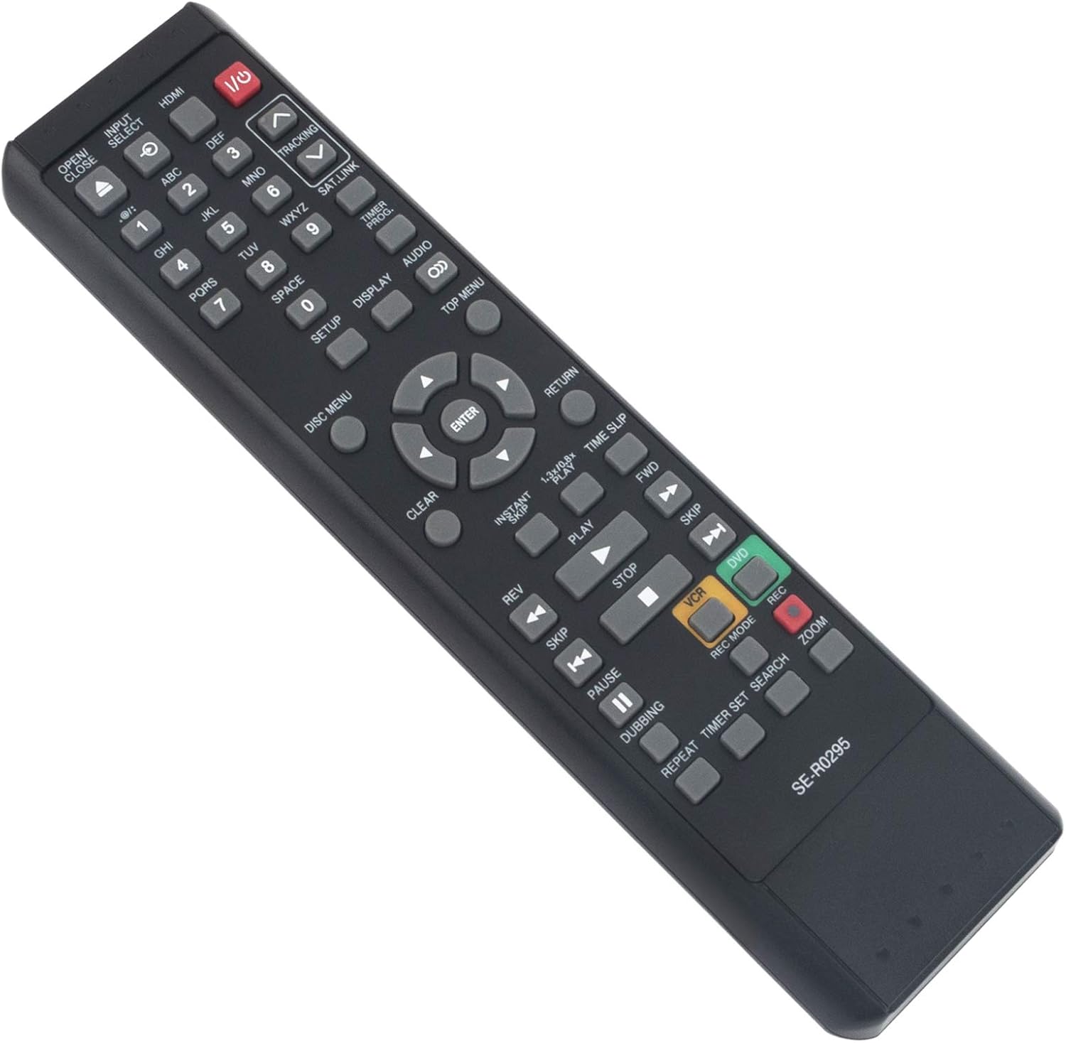 SE-R0295 Replaced Remote Control Fit for Toshiba DVD Recorder SER0295