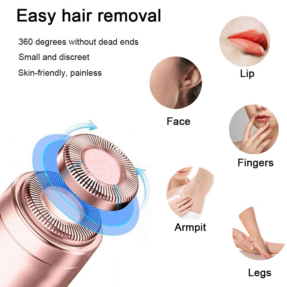 Dealswin Facial Hair Remover Replacement Heads：Compatible with Gen 1 Finishing Touch Flawless Facial Hair Removal Tool Women