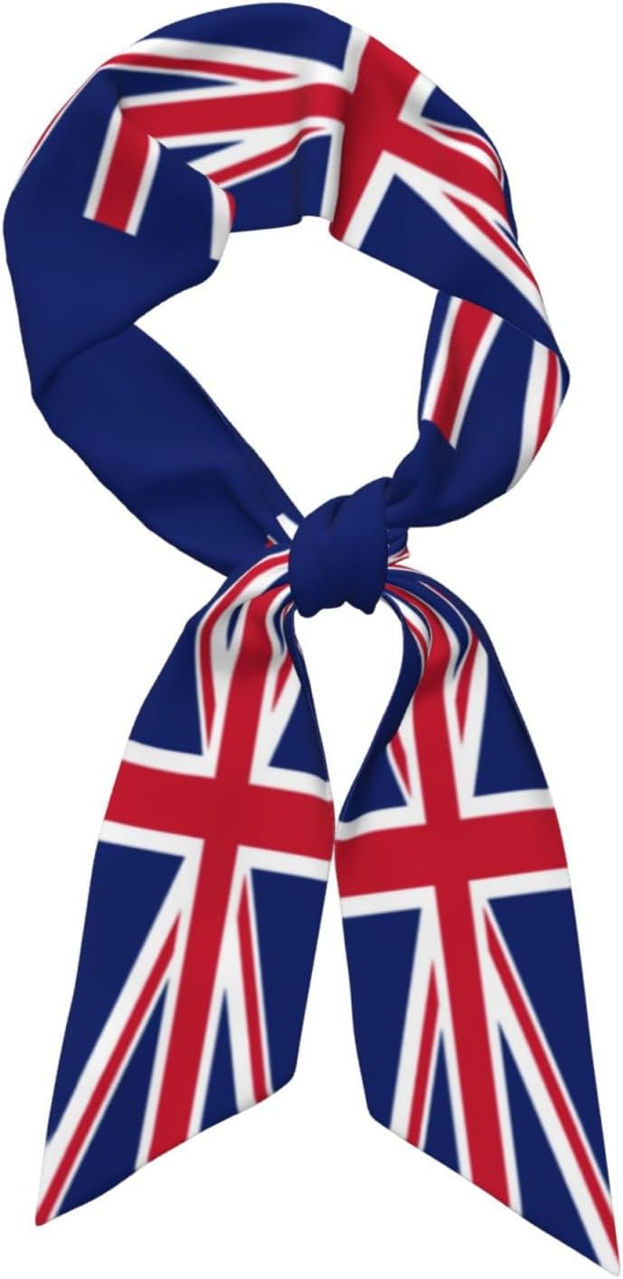 Country Flag Scarf For Women, Multi‑purpose Ribbon, Fashion Neck Hair Handbag Accessory, Versatile Bandana Headband