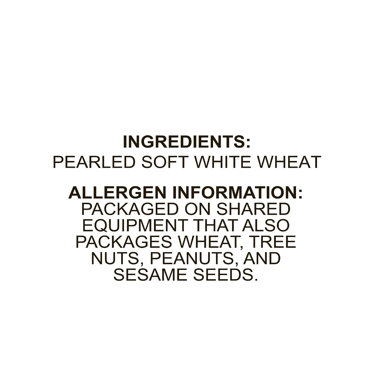 Ziyad Soft White Wheat Berries - Shelled Wheat Cereal, 16 oz (1Lb)