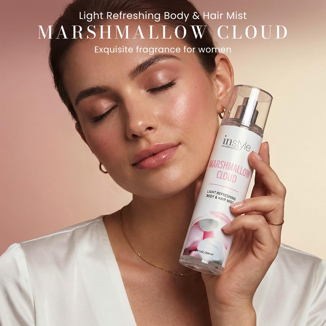 Instyle Fragrances Light Refreshing Body & Hair Mist, Tahitian Vanilla