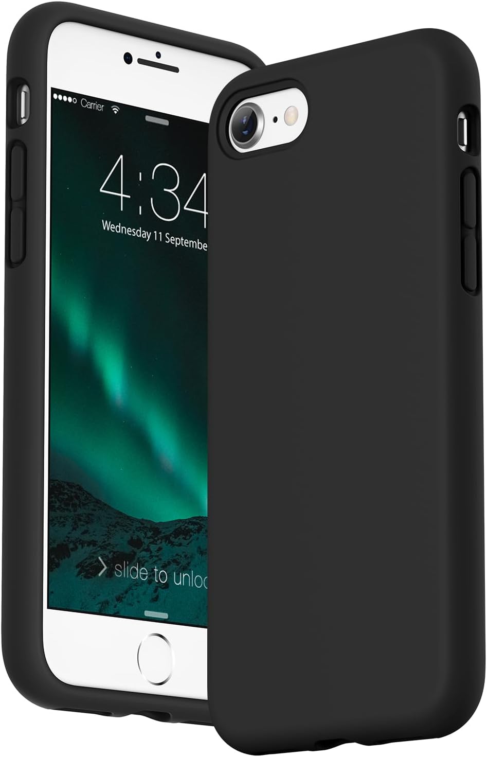 SURPHY Designed for iPhone SE Case, iPhone 8 Case, iPhone 7 Case, Liquid Silicone Phone Case for iPhone se 3rd 2nd SE 2022 SE 2020, Blue