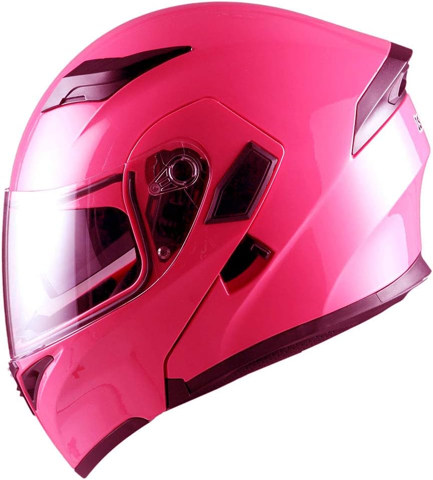 1Storm Motorcycle Modular Full Face Helmet Flip up Dual Visor Sun Shield: HB89