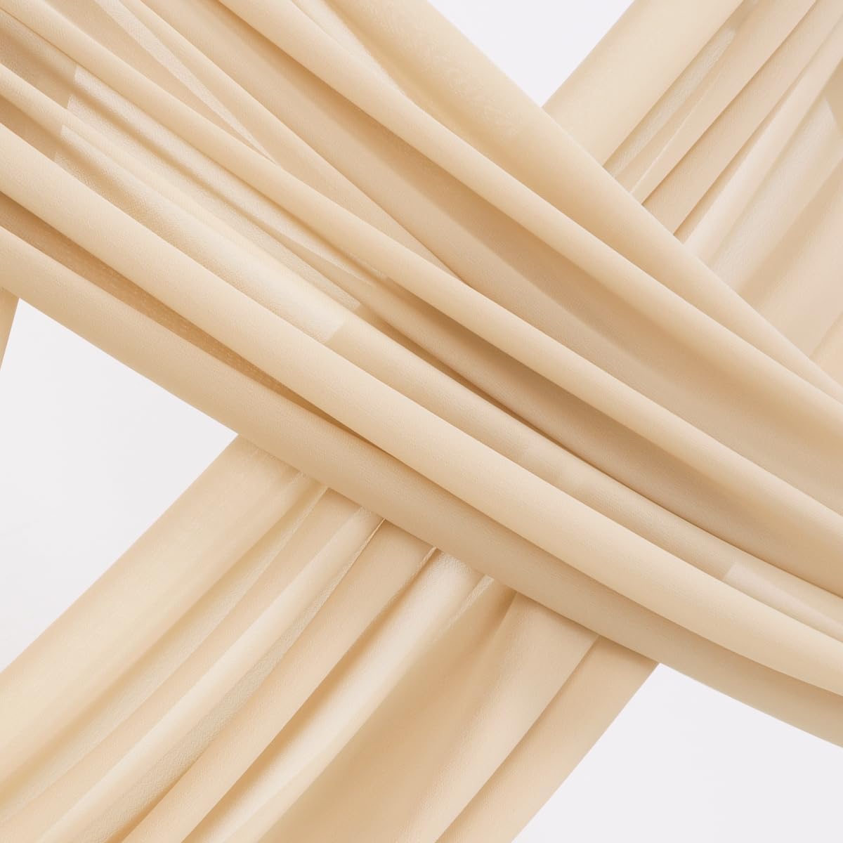 Wedding Arch Draping Fabric Sheer Chiffon Curtain Drape Wedding Party Decor