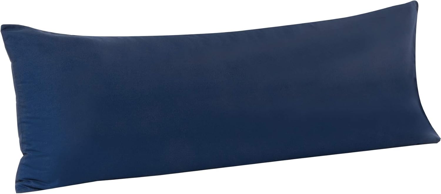 FLXXIE 2-Pack Microfiber Standard Pillow Cases, Envelope Style, White