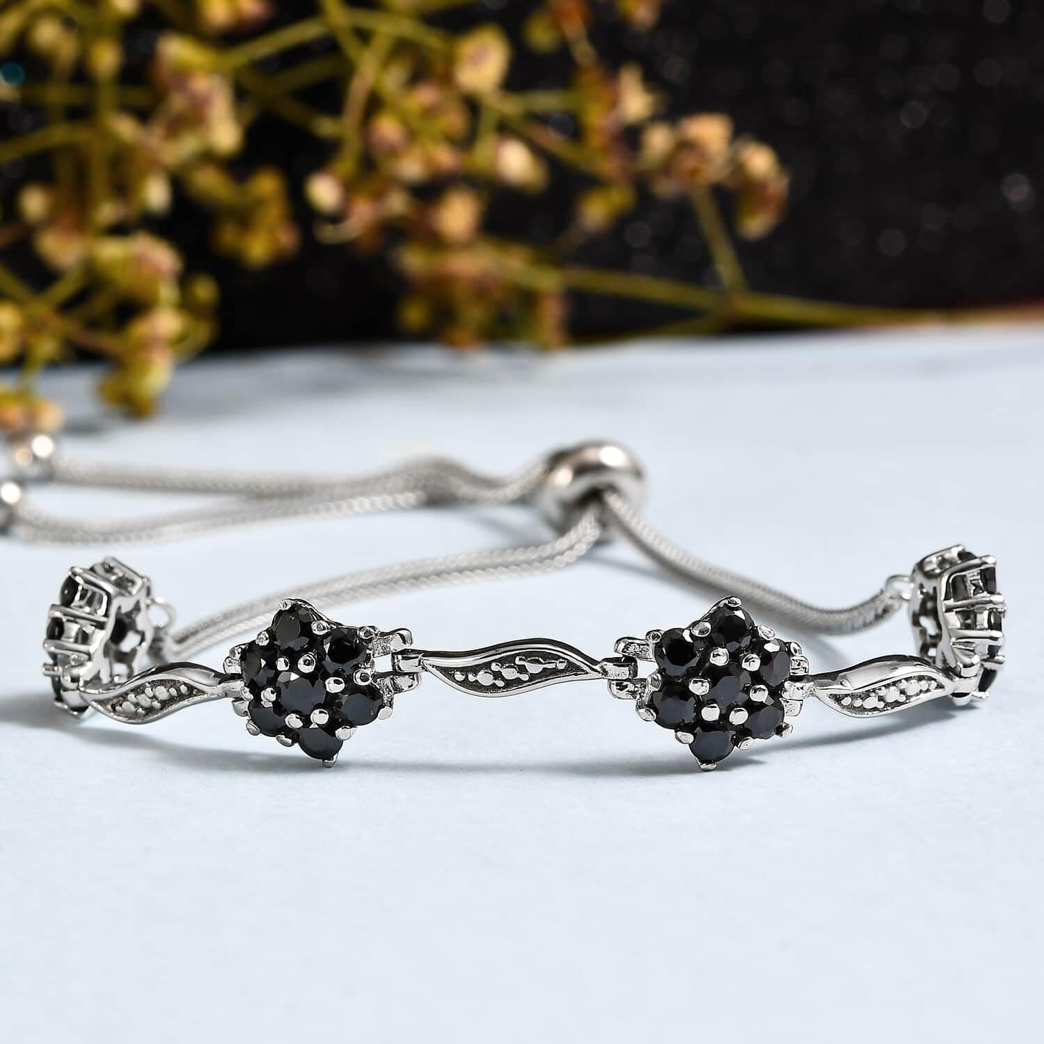 SHOP LC DELIVERING JOY Stainless Steel Bolo Bangle Bracelet for Mom Daughter Wife Women - Cute Sparkling Durable Bracelets Bangles Her Craftmanship