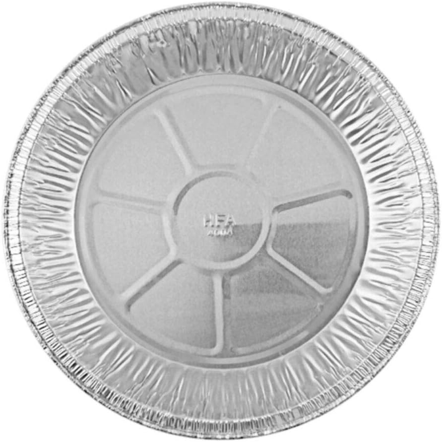 Handi-Foil 9" Aluminum Foil Pie Pan Extra-Deep -Disposable Tin Plates (Pack of 500)