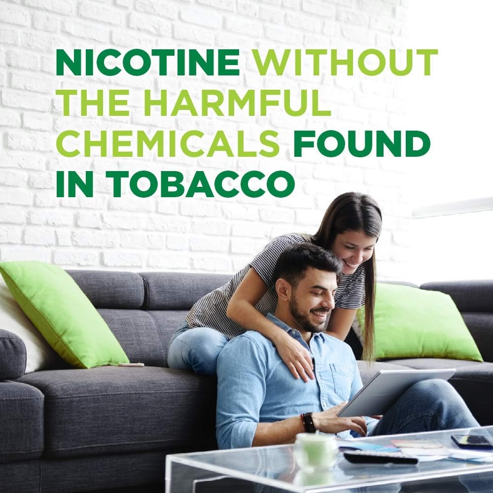Amazon Basic Care Nicotine Polacrilex Coated Gum 4 mg (nicotine), Cinnamon Flavor, Stop Smoking Aid, Quit Smoking, Reduces Nicotine Cravings, 160 Count