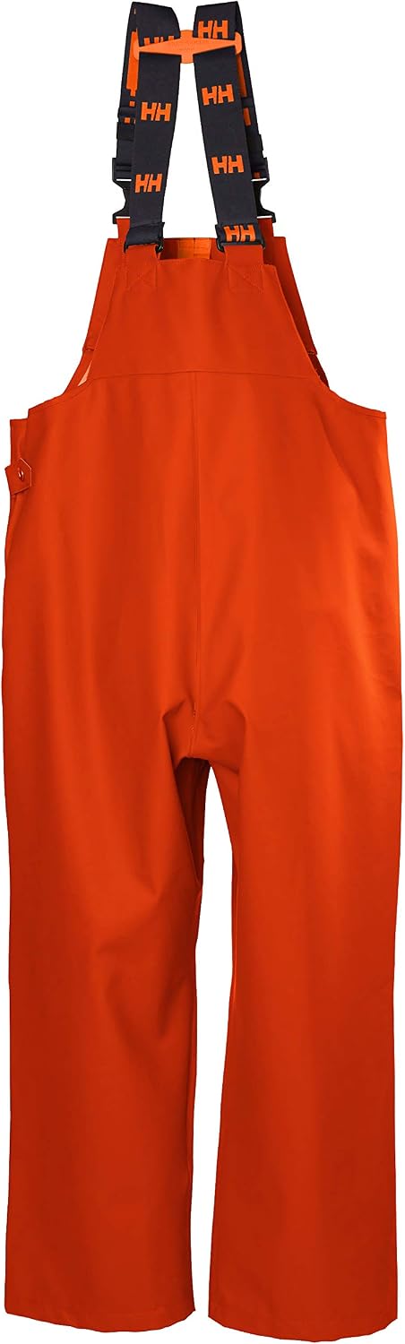 Helly Hansen Storm Rain Bib, Bib Overalls for Men, PVC-Coated Polyester