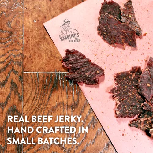 Hardtimes Handcrafted Beef Jerky Ends and Pieces - Original Flavor - 16 oz. Jar