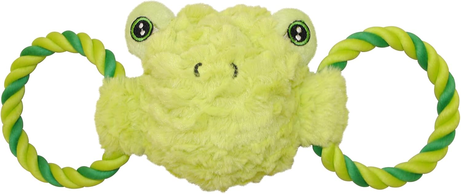 Jolly Pets Jolly Tug-a-Mal Monkey Tug/Squeak Toy, Medium