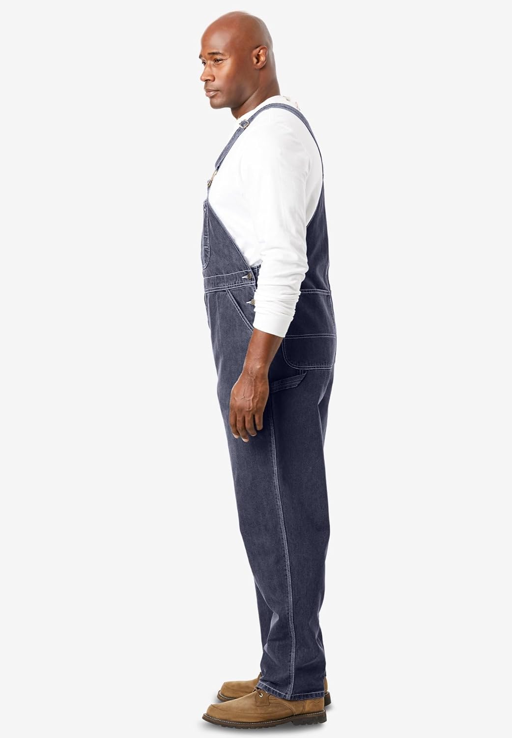 by KingSize Men's Big & Tall Denim Overalls