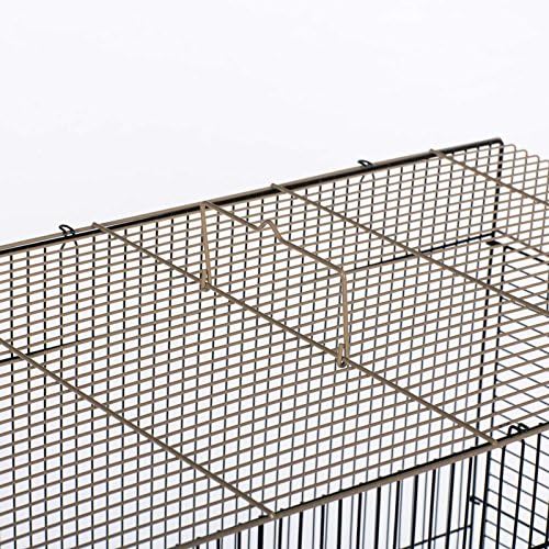 Prevue Pet Products Tall Flight Bird Cage - Blue & White | Stand Alone Large Metal Birdcage for Parakeets, Cockatiels, Conures, Lovebirds, Finches, and Canaries