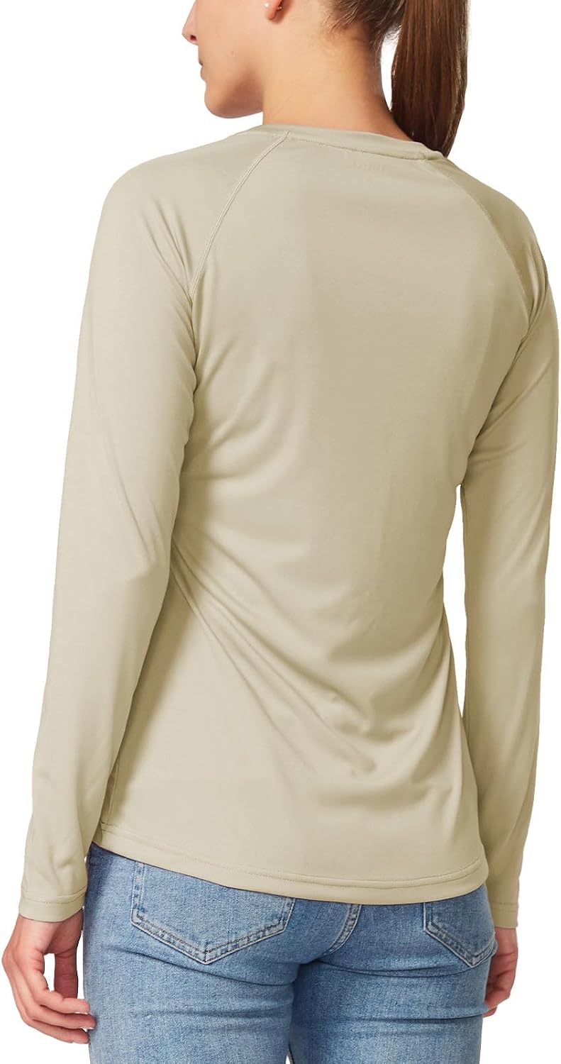 baleaf Women's UPF 50+ Sun Shirts Long Sleeve Stretchy Quick Dry | Lightweight, Rash Guard, UPF 50+ Sun Protection, Breathable Comfort material for Hking Workout, Excellent for hot weather