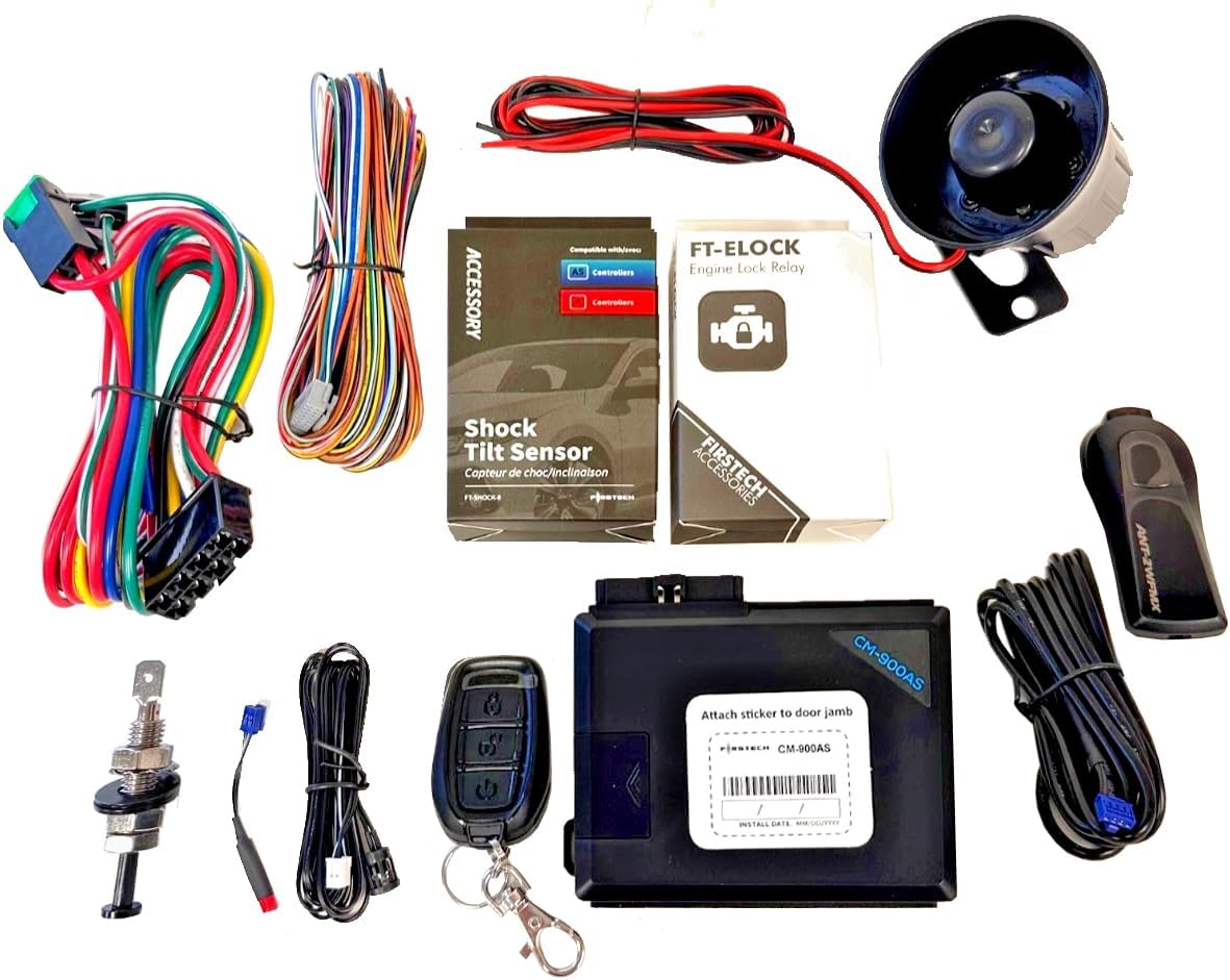 Compustar All-in-One CS8920-AS 2-Way Interactive LCD Remote Starter Kit & Alarm System (Up to 3,000-FT Range)