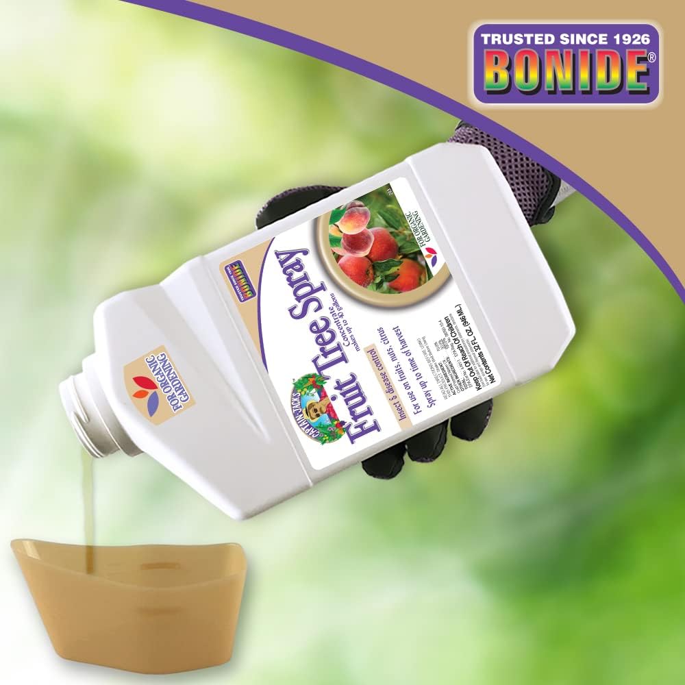 Bonide Captain Jack's Fruit Tree Spray, 16 oz Concentrate, Insect & Disease Control Spray for Organic Gardening