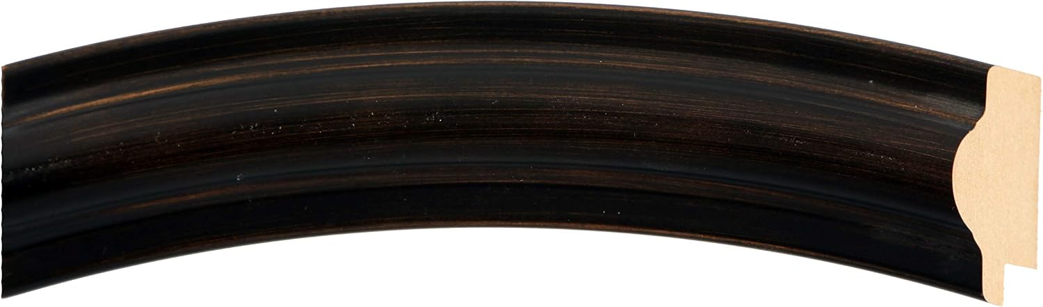 OVALCREST Round Beveled Wall Mirror for Home Decor - Philadelphia Style - Rubbed Bronze - 22x22 Outside Dimensions