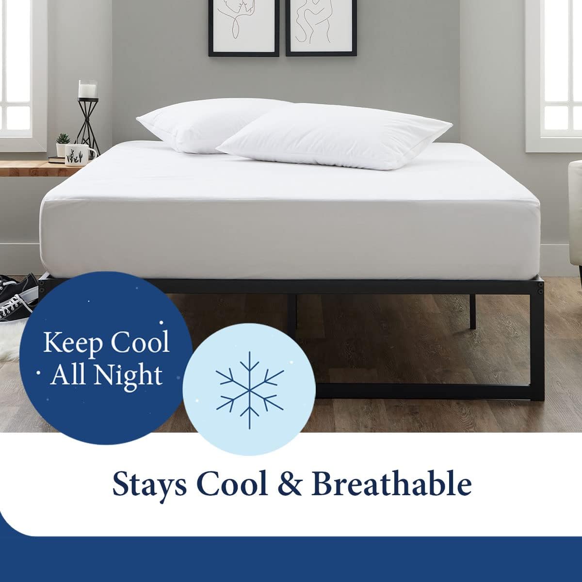 Cosy House Collection Luxury Zippered Mattress Encasement