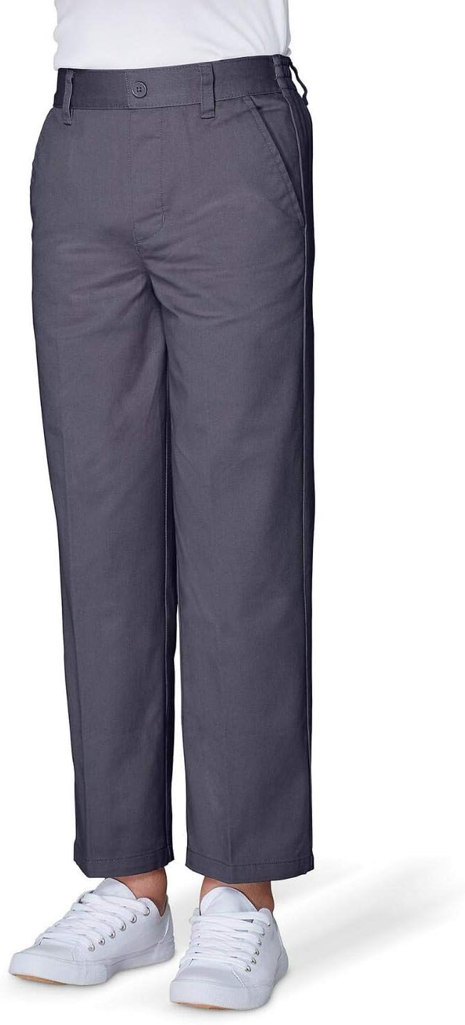 French Toast Boys Pull-On Relaxed Fit School Uniform Pant (Standard & Husky)