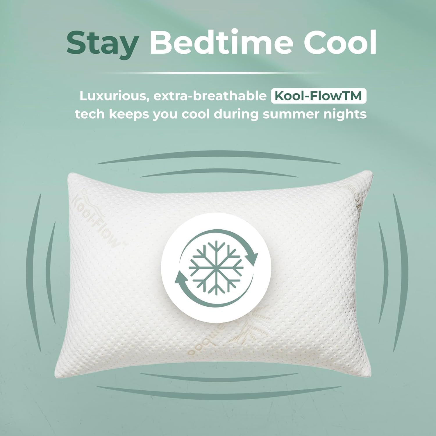 Snuggle-Pedic Adjustable Memory Foam Pillows - GreenGold Certified Pillow w/ Viscose of Bamboo Cover for Side, Stomach & Back Sleepers - Made in the USA - Standard