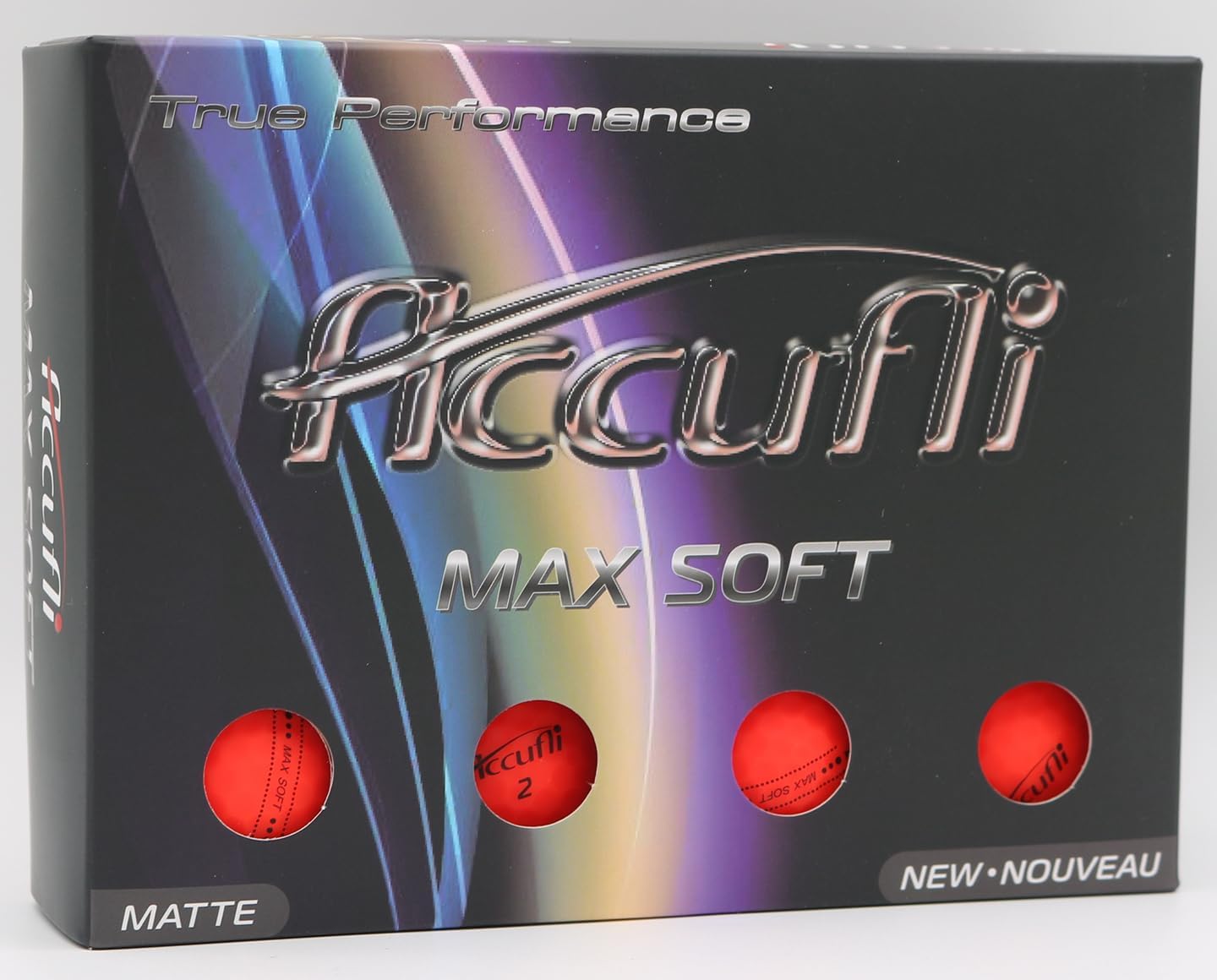 ACCUFLI Max Soft Matte Golf Balls