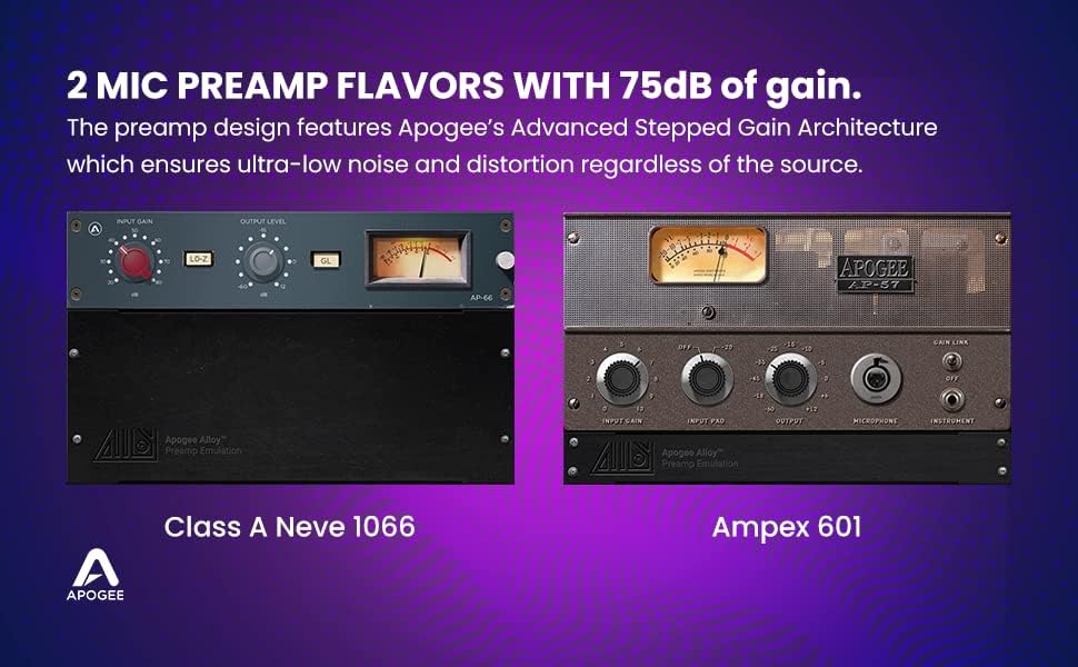 Apogee Symphony Desktop Elite USB-C Audio Interface for Recording & Mixing
