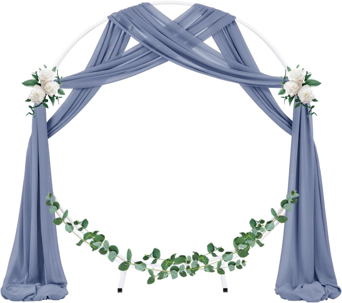 Wedding Arch Draping Fabric Sheer Chiffon Curtain Drape Wedding Party Decor