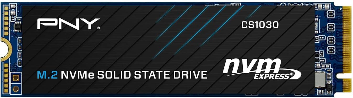 PNY CS1030 1TB PCIe Gen3 x4 NVMe M.2 2280 Internal SSD