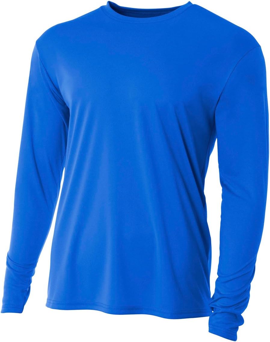 A4 Men's Cooling Performance Crew Long Sleeve Tee