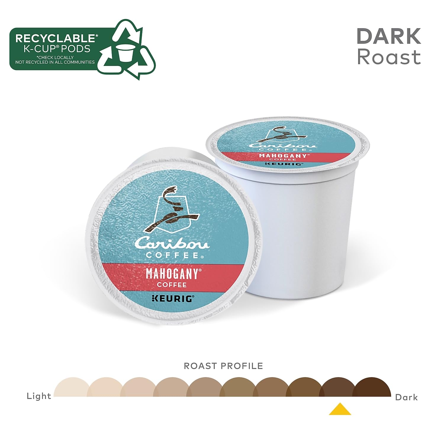 Caribou Coffee Caribou Blend Keurig Single-Serve K-Cup Pod, Medium Roast Coffee, 72 Count