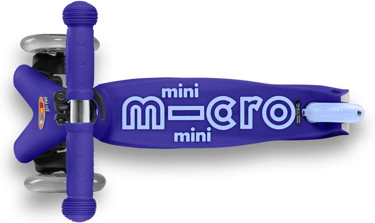 Micro Kickboard | Mini Kids Scooter for Ages 2-5 | Children up to 110 lbs | 3 Wheel Lean-to-Steer Design | Adjustable T Bar | Smooth Ride PU Wheels