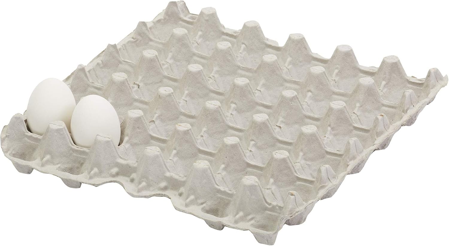 Little Giant® Egg Flat Carton - Reinforced Flat Egg Carton Trays Holds 30 Eggs for Storage and Transport - Pack of 12 - Made in USA