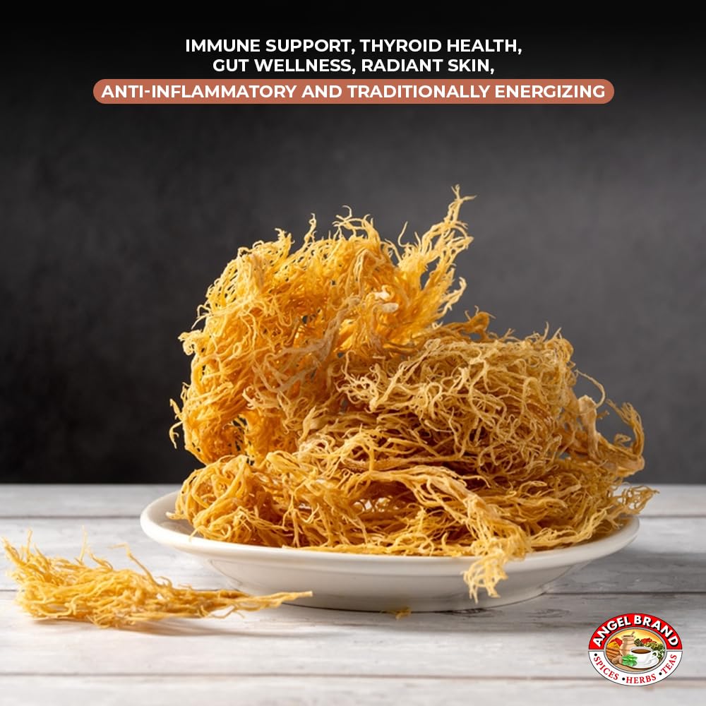 Irish Sea Moss Raw | 2 lbs | Pouch | For Smoothies and Soups