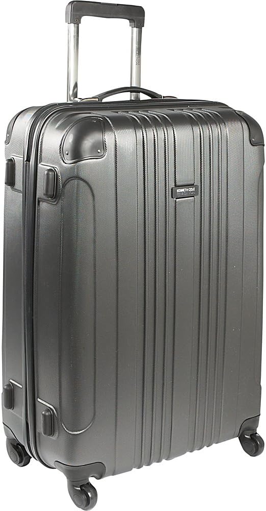 Kenneth Cole REACTION Out of Bounds Lightweight Hardshell 4-Wheel Spinner Luggage, Teal, 20-Inch Carry On