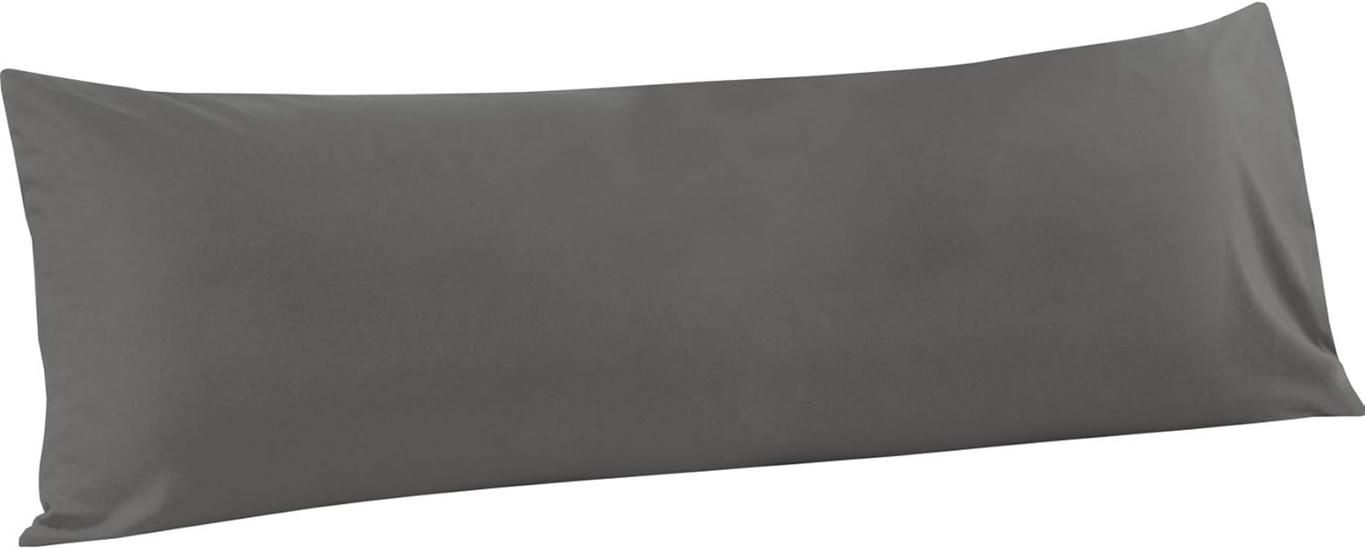 FLXXIE 2-Pack Microfiber Standard Pillow Cases, Envelope Style, White