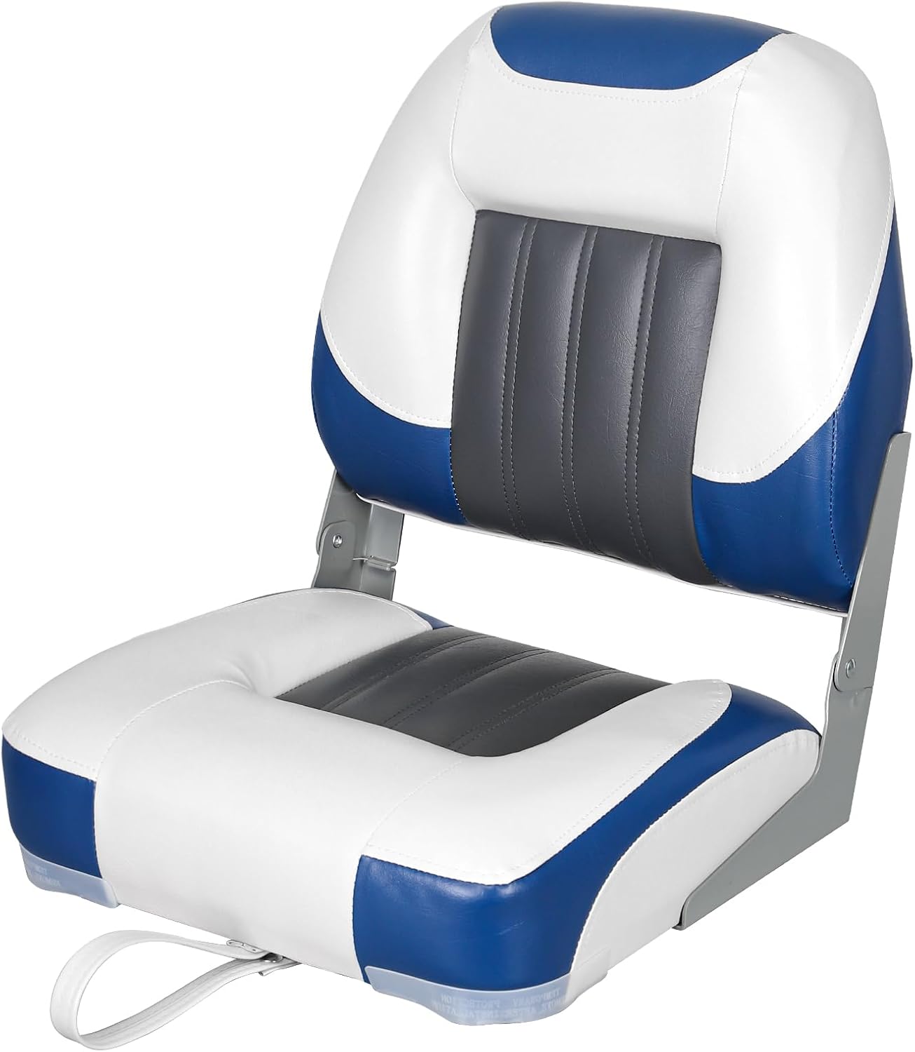 XGEAR Fold-Down Boat Seat, Low Back Fishing Boat Chair