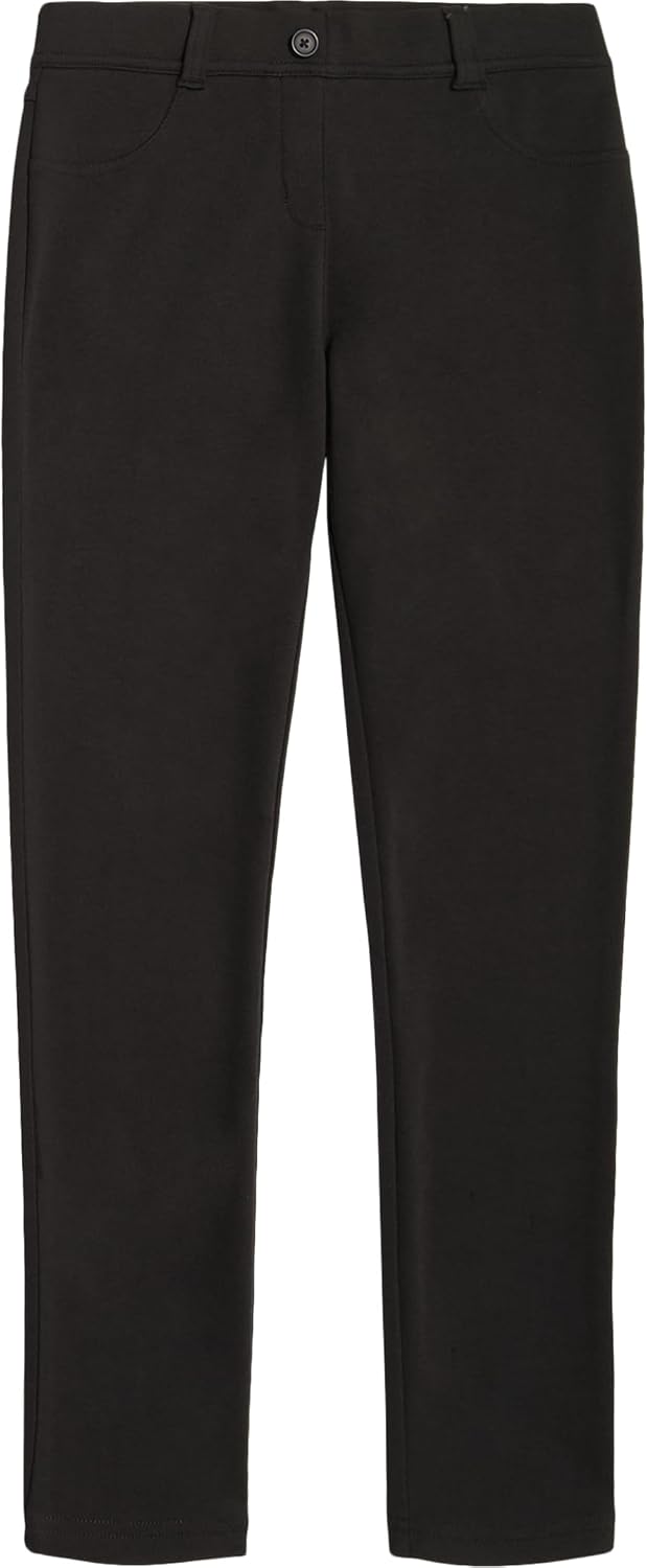 Nautica Girls' School Uniform Stretch Interlock Jegging