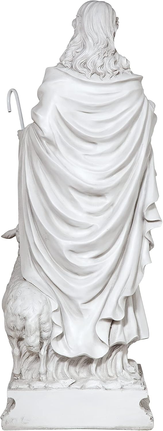 Design Toscano Anne with Young Mother Mary Holy Religious Garden Statue, 12 inches wide, 21 inches tall, Cast Stone Resin, Antique Stone Finish
