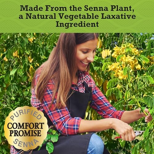 Senokot Regular Strength Laxatives for Constipation, Senna Tablets, 100 ct