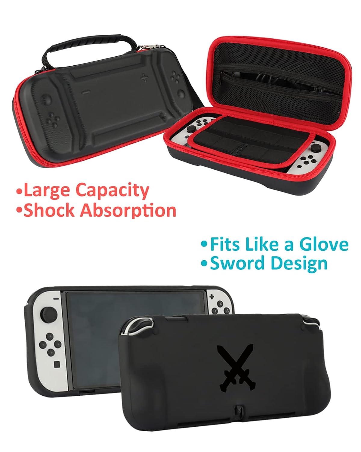 Switch Accessories - Family Bundle Accessories for Nintendo Switch