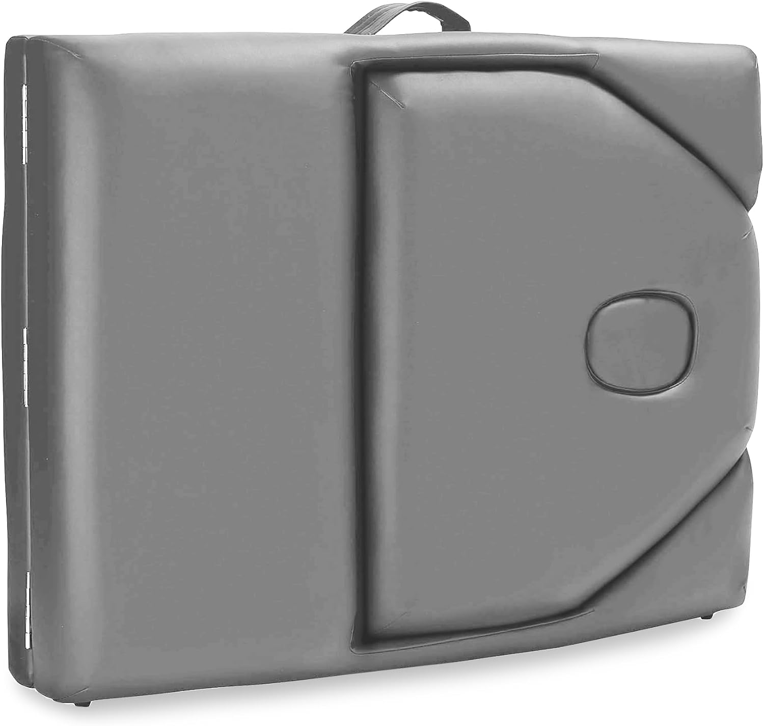 Saloniture Professional Portable Massage Table with Backrest - Black