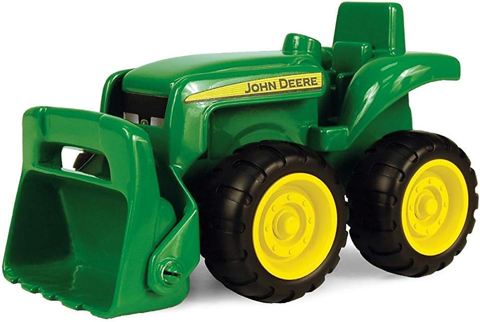 TOMY John Deere Vehicle Set - Includes Dump Truck Toy and Tractor Toy with Loader - Kids Outdoor Toys - Kids Construction and Sandbox Toys - 6