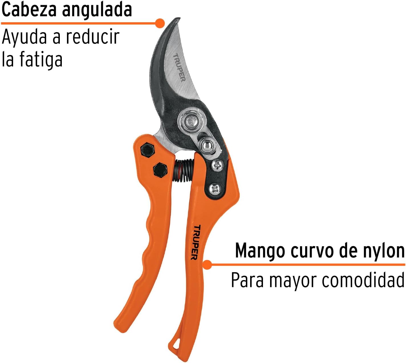 TRUPER T-68 8" Steel / Nylon Bypass Pruner