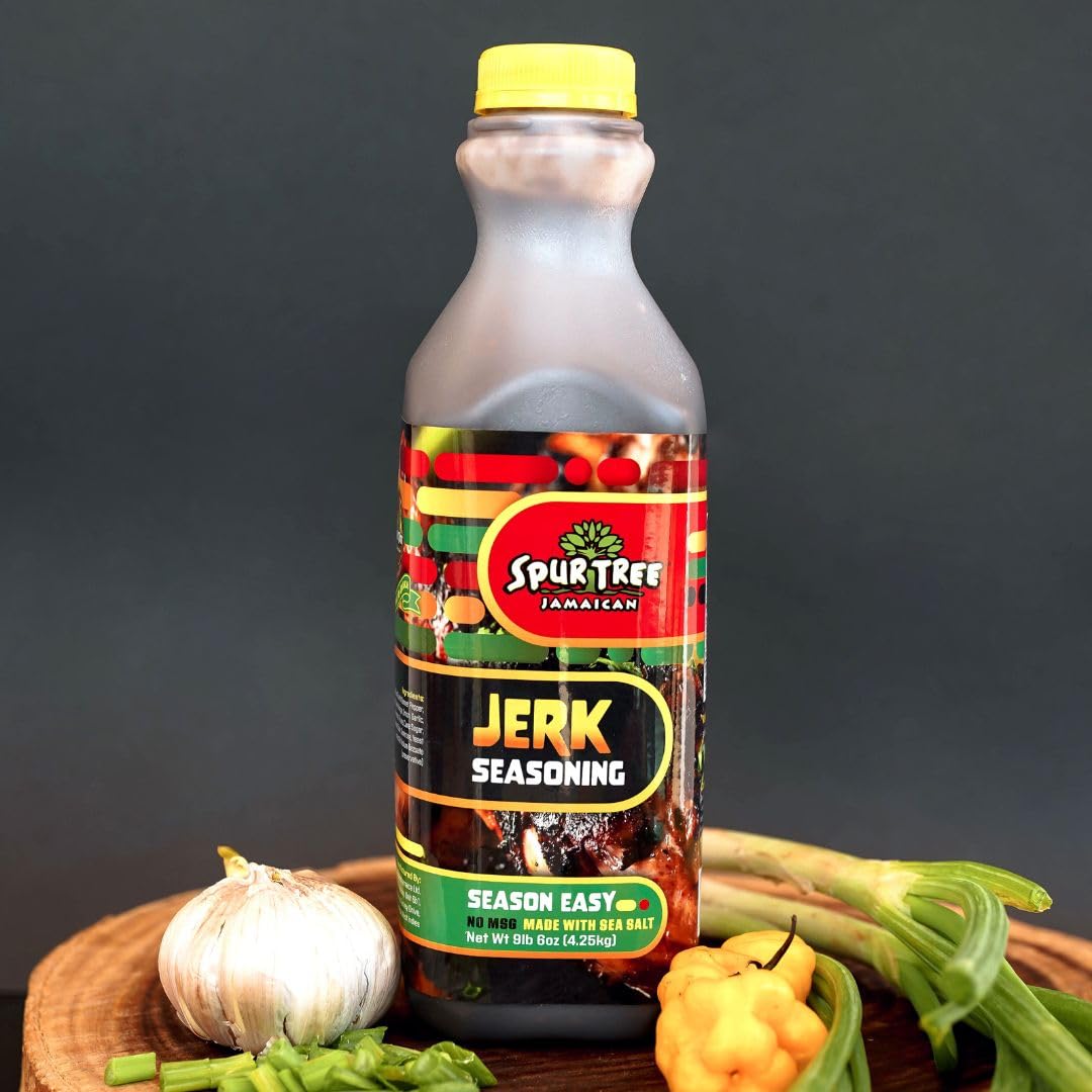 Spur Tree Jamaican Jerk Seasoning, 35 Oz | Authentic Caribbean, Jerk Sauce, All-Natural and Fresh Ingredients