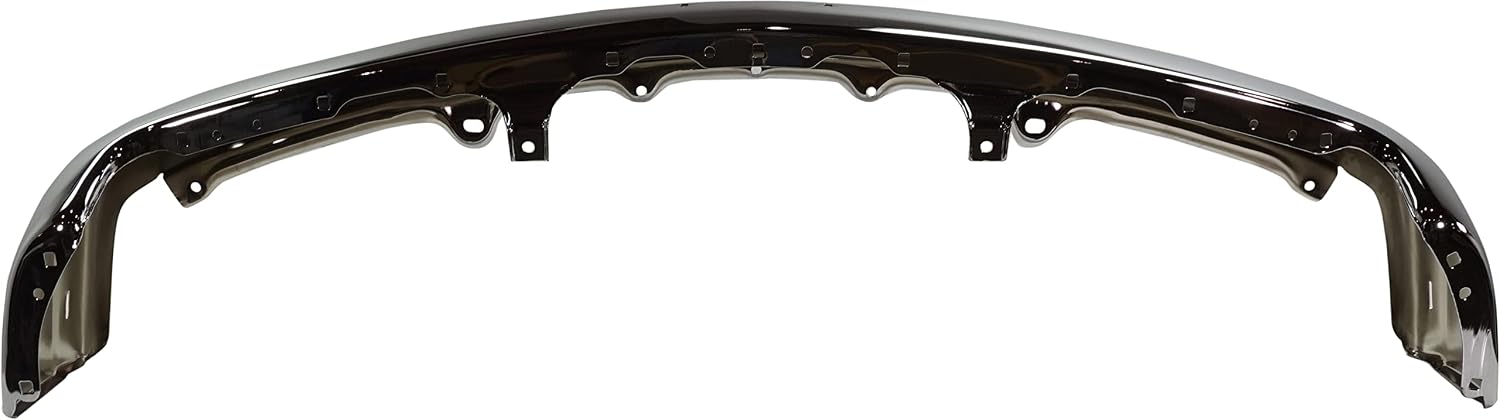Garage-Pro Front Bumper For 2000-2006 Chevrolet Tahoe, 1999-2002 Chevy Silverado 1500, 2500, 2001-2002 Silverado 1500 HD, Chrome